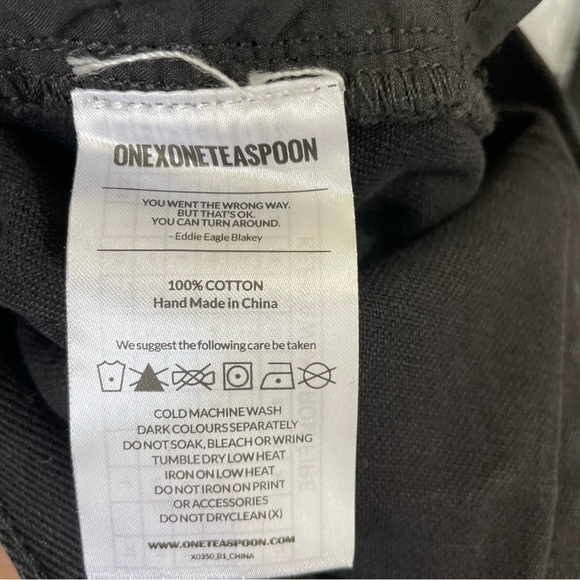 ONE X ONE TEASPOON JUNKYARD LOW RISE BLACK DENIM MINI SKIRT SIZE 27 - Picture 7 of 11